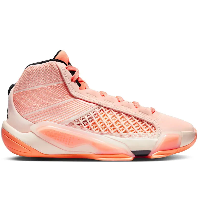 Jordan 38 Crimson Tint Orange Pulse Black (GS) - vue 360