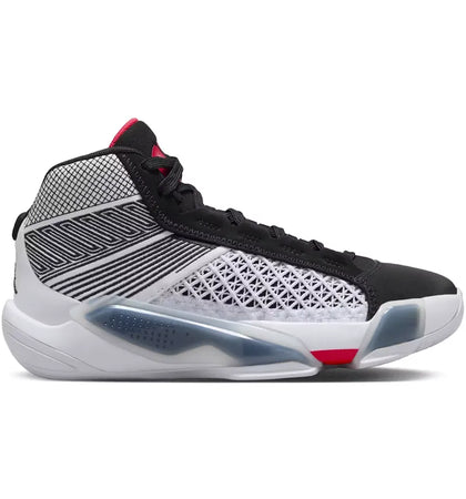 Jordan 38 White Black Siren Red (GS) - authentic Jordan sneakers
