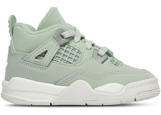 Jordan 4 Retro Seafoam Sail (TD) sneakers - authentic Jordan shoes