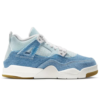 Jordan 4 Retro TEX Denim Worn Blue (PS) - authentic Jordan sneakers
