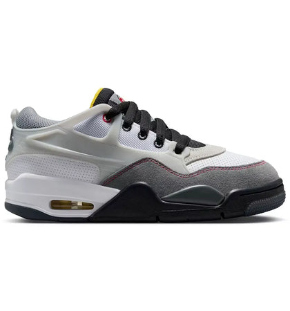 Jordan 4 RM Premium White Black Smoke Grey Fire Red (GS) - authentic Jordan sneakers