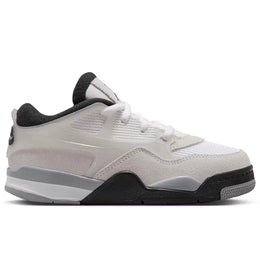 Jordan 4 RM White Light Smoke Grey Black (PS) - authentic Jordan sneakers