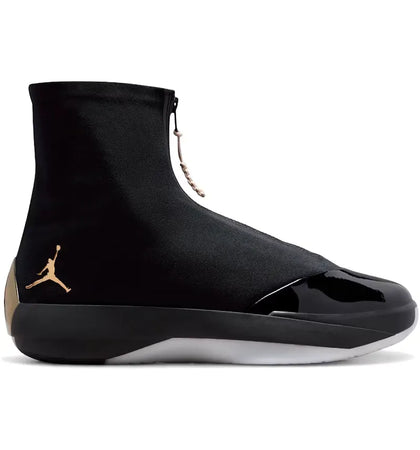 Jordan 40-28 Black Metallic Gold - authentic Jordan sneakers