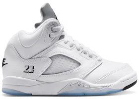 Jordan 5 Retro White Metallic (2026) (PS) - authentic Jordan sneakers