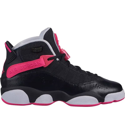 Jordan 6 Rings Black Hyper Pink White (GS) - authentic Jordan sneakers
