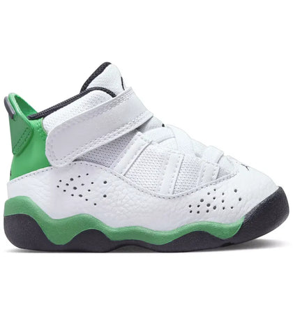 Jordan 6 Rings White Black Lucky Green (TD) - authentic Jordan sneakers