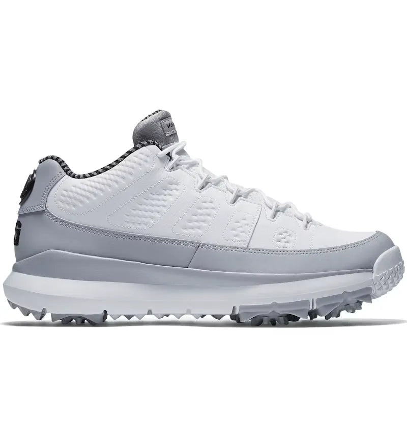 Jordan 9 Retro Golf Cleat Wolf Grey - vue 360