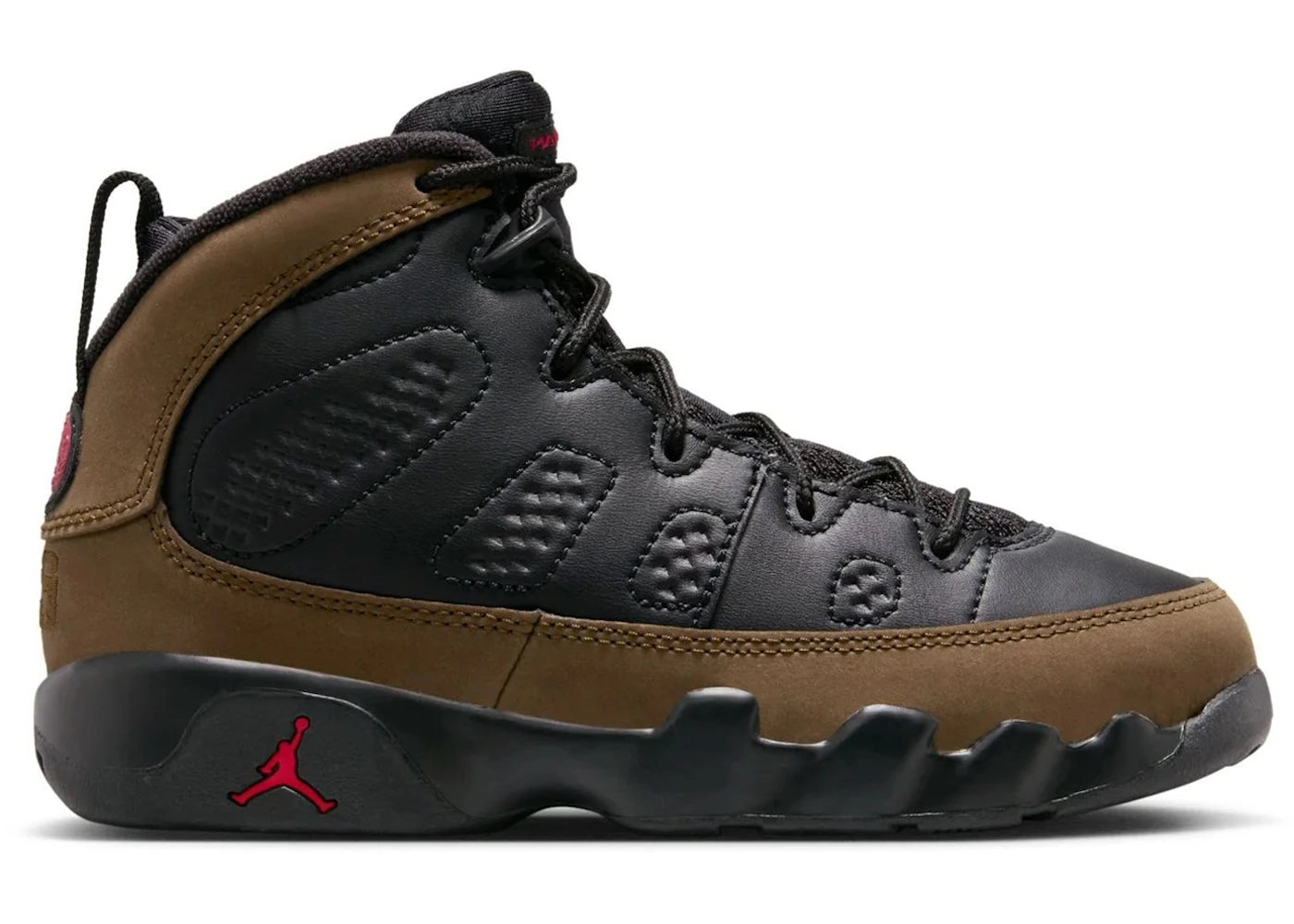 Jordan 9 Retro Olive (2024) (PS) - vue 360