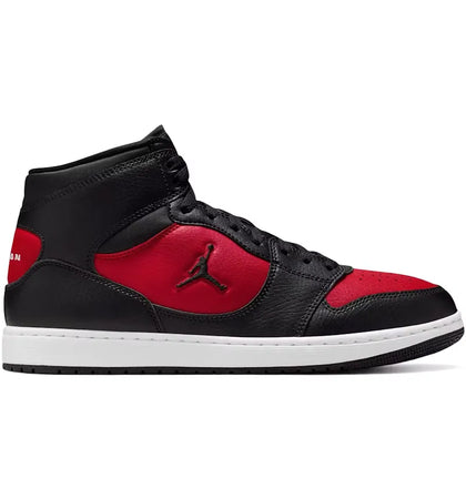 Jordan Court Connect Mid Black Gym Red White - authentic Jordan sneakers