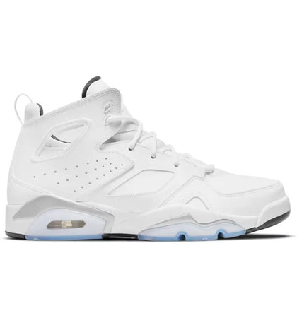 Jordan Flight Club 91 White Metallic Silver - authentic Jordan sneakers