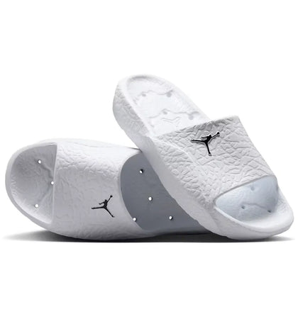 Jordan Franchise Shower Slide White Black - authentic Jordan sneakers