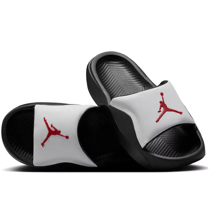 Jordan Franchise Slide White Black Gym Red (GS) - authentic Jordan sneakers