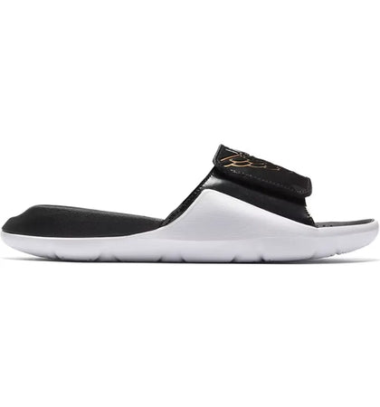 Jordan Hydro 7 Black Metallic Gold White (GS) - authentic Jordan sneakers