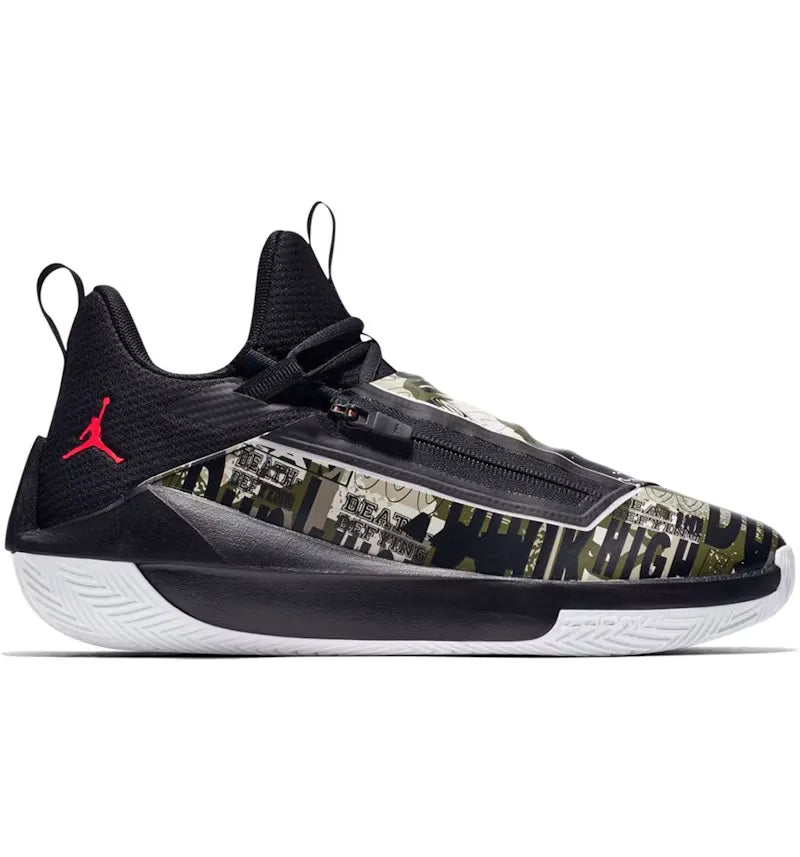 Jordan Jumpman Hustle Olive Canvas - vue 360