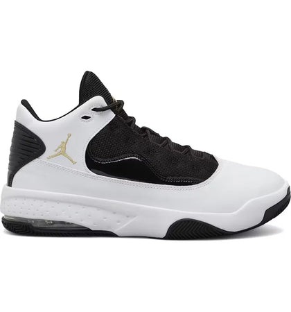 Jordan Max Aura 2 White Black Gold - authentic Jordan sneakers