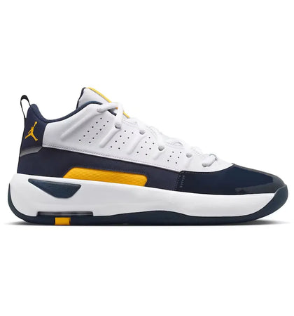 Jordan Max Aura 7 White Obsidian University Gold - authentic Jordan sneakers