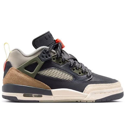 Jordan Spizike Low Anthracite Mango Cargo Khaki (GS) - authentic Jordan sneakers