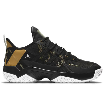 Jordan Westbrook One Take II Black Metallic Gold - authentic Jordan sneakers