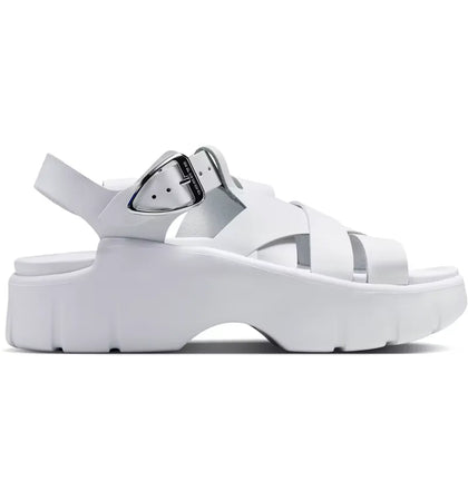 Jordan Willow Sandal White Metallic Silver (Women's) - authentic Jordan sneakers