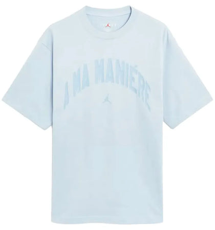 Jordan x A Ma Maniere T-Shirt Light Armory Blue - authentic Jordan apparel