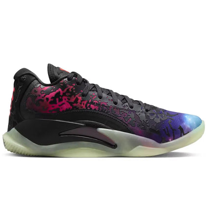 Jordan Zion 3 Black Vivid Purple Barely Volt Solar Red (GS) - authentic Jordan sneakers