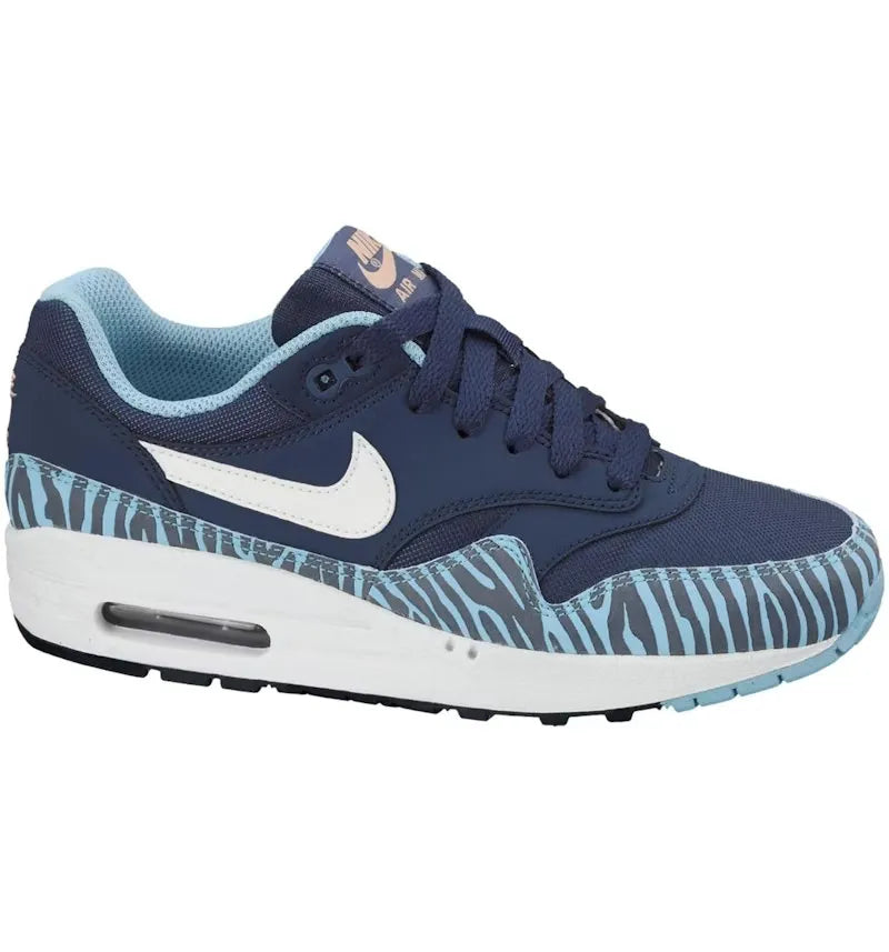 Nike Air Max 1 Zebra Blue - vue 360