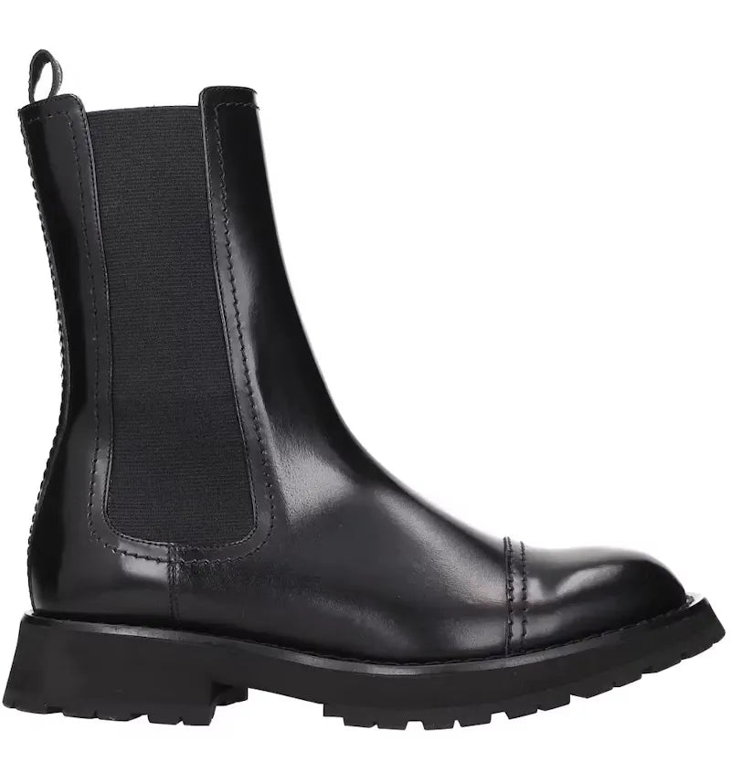 Alexander McQueen Chelsea Boot Black - vue 360