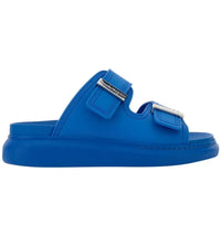 Alexander McQueen Hybrid Double Buckle Sandal Blue (Women's)