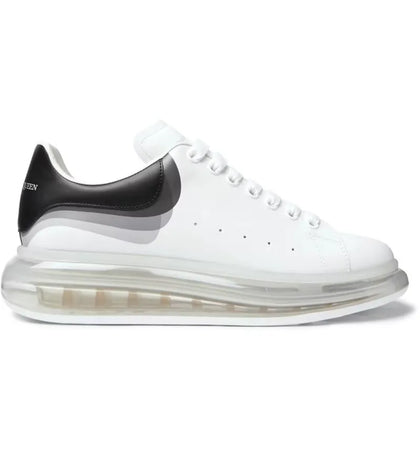 Alexander McQueen Oversized Clear Sole 3D Print White Black - authentic Alexander McQueen sneakers