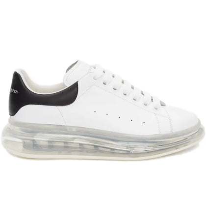 Alexander McQueen Oversized Clear Sole Black (Women's) - authentic Alexander McQueen sneakers