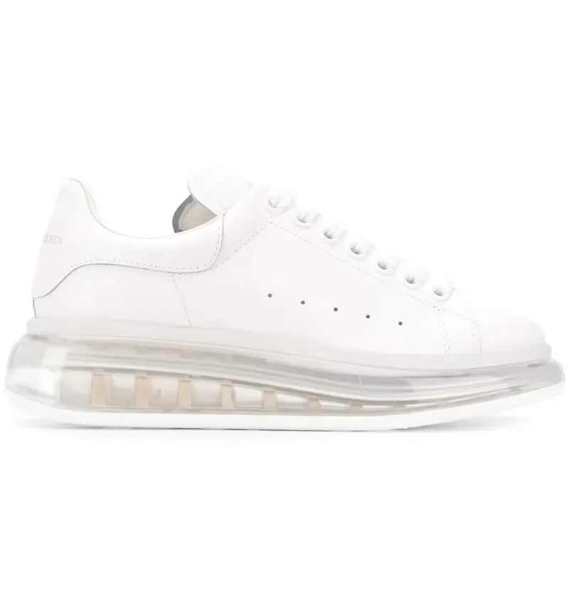 Alexander McQueen Oversized Clear Sole White (Women's) - vue 360