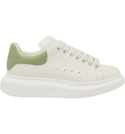 Alexander McQueen Oversized Off White Green (Women's) - authentic Alexander McQueen sneakers