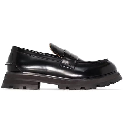 Alexander McQueen Penny Loafer Black - authentic Alexander McQueen sneakers
