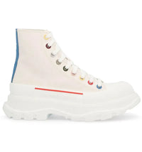 Alexander McQueen Tread Slick Boot White Multicolour (Women's)
