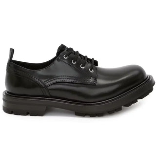Alexander McQueen Worker Lace Up Black - authentic Alexander McQueen sneakers