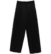 Alexander Wang Turned Down Elastic Waistband Trousers Black