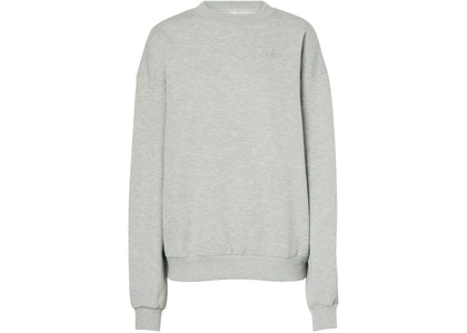Alo Yoga Accolade Cotton-Blend Fleece Sweatshirt Athletic Heather Grey