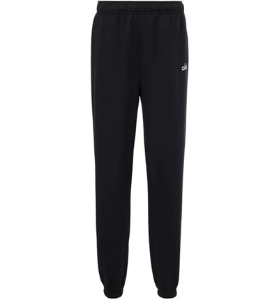 Alo Yoga Accolade Cotton-Blend Sweatpants Black