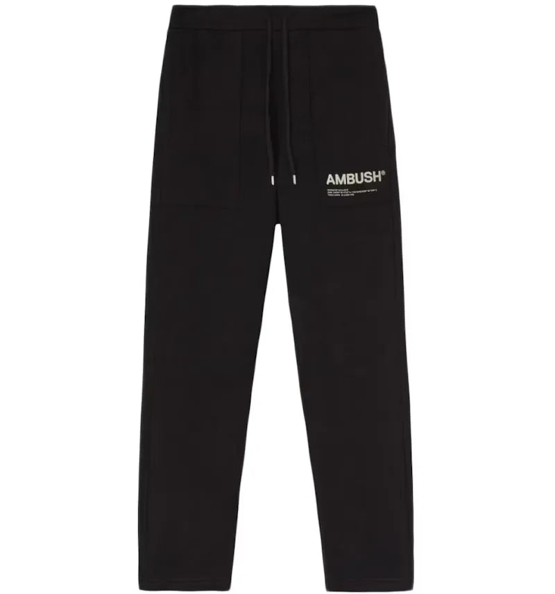 Ambush Logo-Print Track Pants Black - vue 360