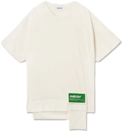 Ambush New Waist Pocket T-shirt Tofu/Fern Green - authentic Ambush apparel
