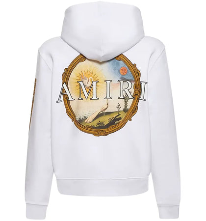 AMIRI Alchemy Frame Hoodie White - authentic AMIRI apparel