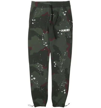 AMIRI Army Logo Sweatpants Camo - authentic AMIRI apparel