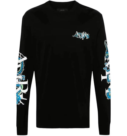 AMIRI LNY Dragon L/S Tee Black - authentic AMIRI product