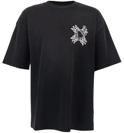 AMIRI Ma Quad Snake Os T-shirt Black - authentic AMIRI apparel