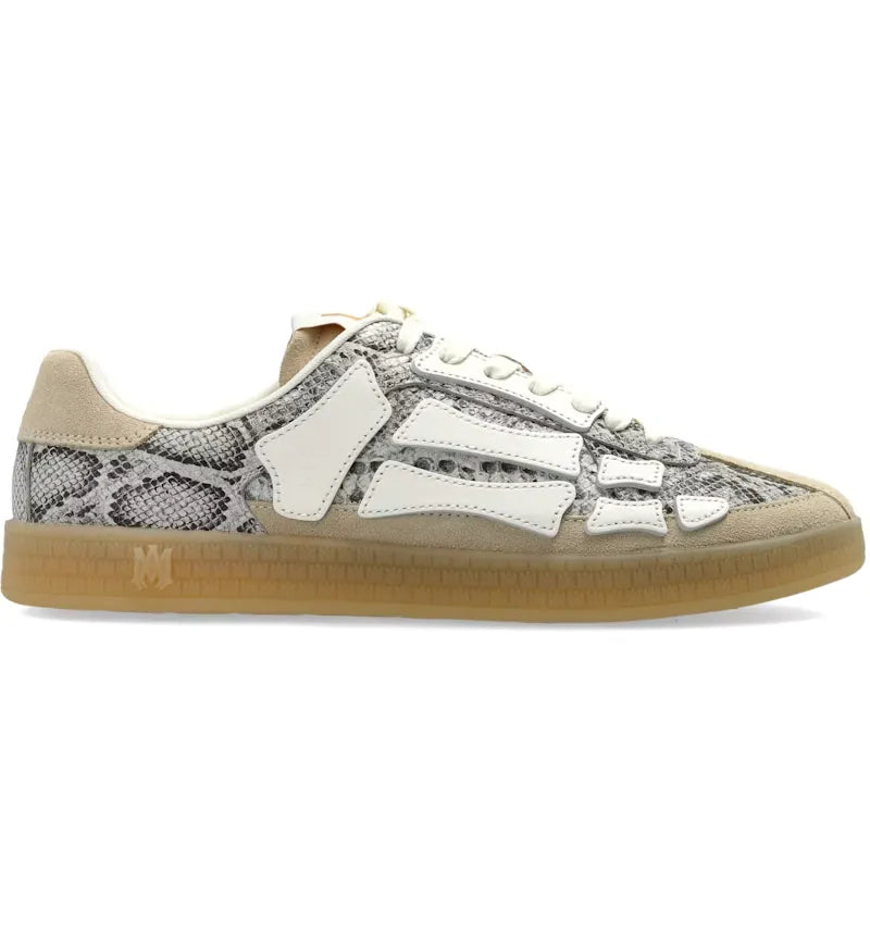 AMIRI Pacific Bones Snakeskin Alabaster - vue 360