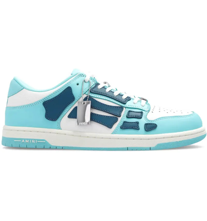 AMIRI Skel Top Low Teal Slate Blue - vue 360