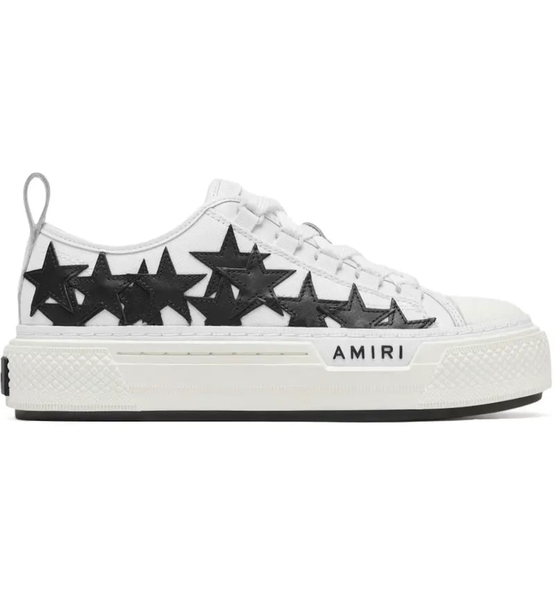 AMIRI Stars Court Low White Black (Women's) - vue 360