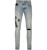 AMIRI x Wes Lang Reaper Logo Jean Clay Indigo