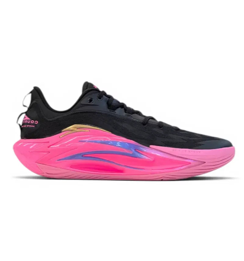 Anta Shock Wave 7 PRO Black Pink - vue 360