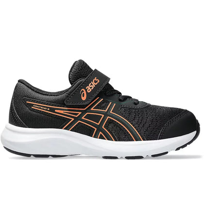 ASICS Contend 9 Black Saxon Green (PS) - authentic ASICS sneakers